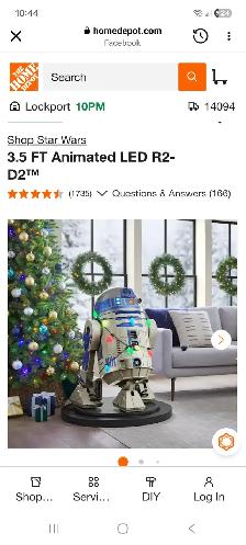 LOOKING FOR R2D2 HOME DEPOT