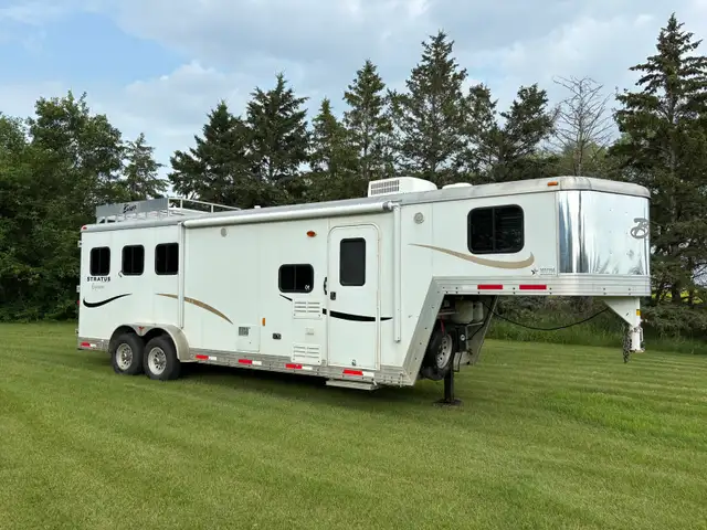 Bison Stratus 3 horse LQ trailer