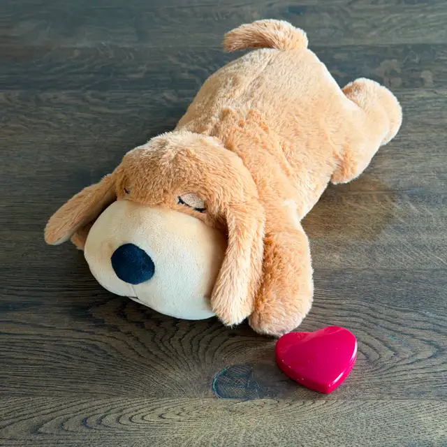 Snuggle Puppy Heartbeat Puppy Toy with Real-Feel Pulse (NEW)