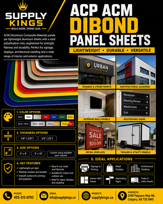 ACP ACM Dibond Panel Sheets