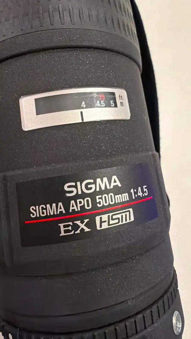 Nikon Mount Sigma 500mm/4.5 Lens
