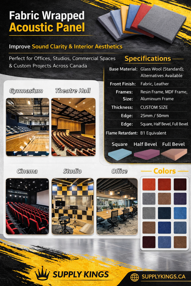 Fabric Wrapped Acoustic Panels