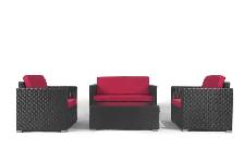 Brand New 4pcs Patio Sofa Set High back armrest $399 - Photo 2