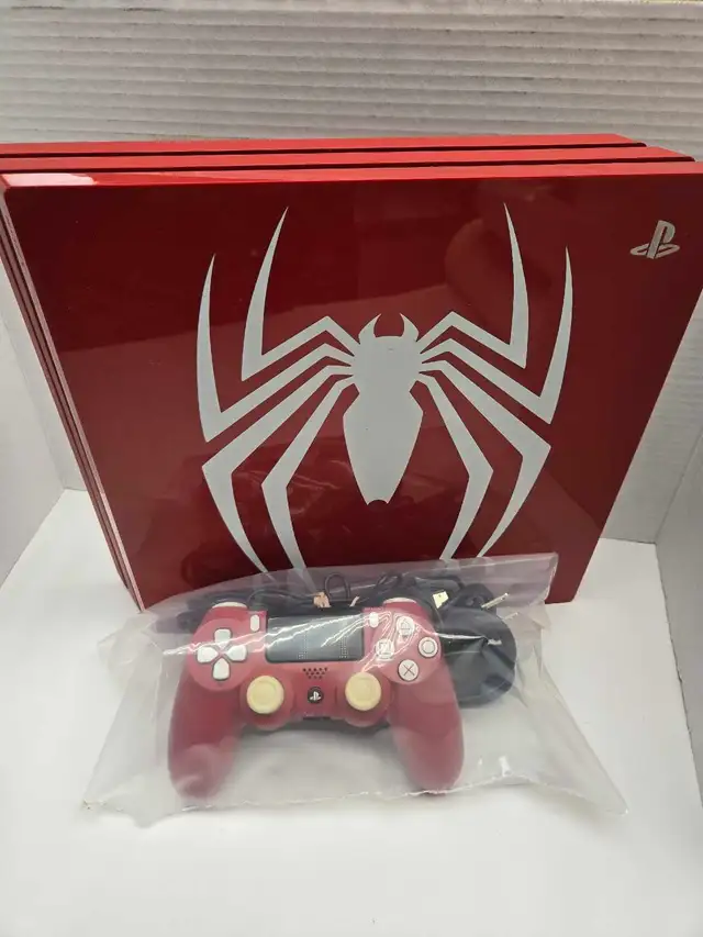 PS4 Pro 1TB Spider-man limited edition System w/controller