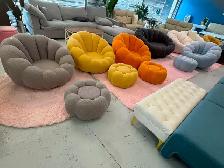 Brand New Pumpkin Couch with Stool or Loveseat $399 to $499 - Photo 2