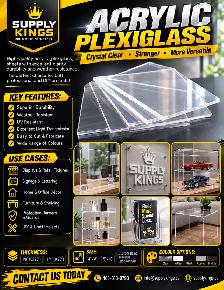 Acrylic Plexiglass Sheets – Crystal Clear & Durable