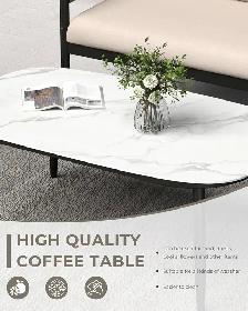 Brand New 4pcs Patio Furniture Set Faux Marble Table $459 - Photo 3