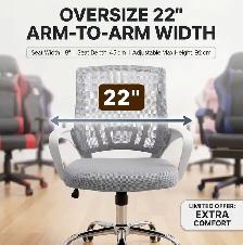 Brand New Ergonomic Mesh Office Chair Special $59 - Photo 6