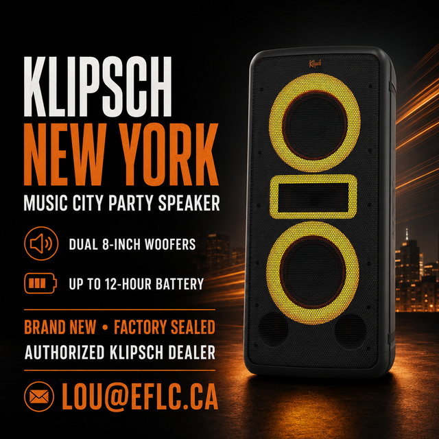Klipsch New York Music City Party Speaker
