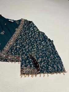 Brand New Elegant Indo-Western Designer 3-Piece Indian Suit - Photo 3