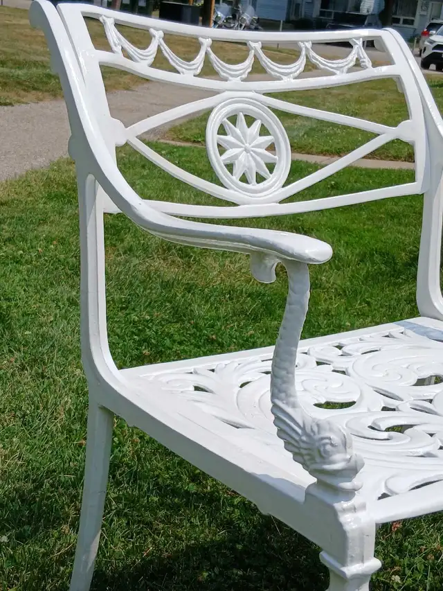 Vintage Cast Aluminum Garden Chairs
