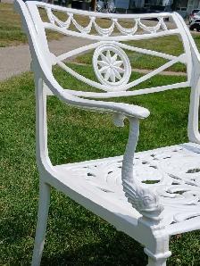 Vintage Cast Aluminum Garden Chairs