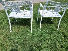 Vintage Cast Aluminum Garden Chairs - Photo 5