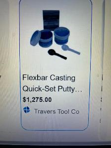 REPRORUBBER QUICK SETTING PUTTY BASE & CATALYSTAS PICTURED - Photo 5