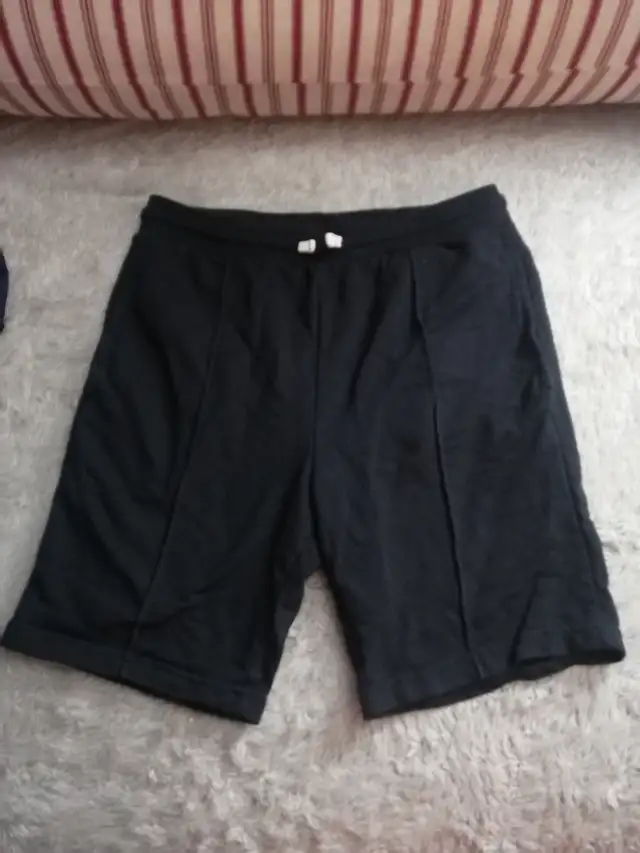 Men's black shorts