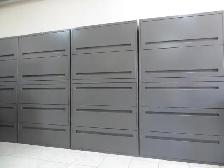 5 Drawers Lateral Metal Filing Cabinets, Lock and Key - Photo 4