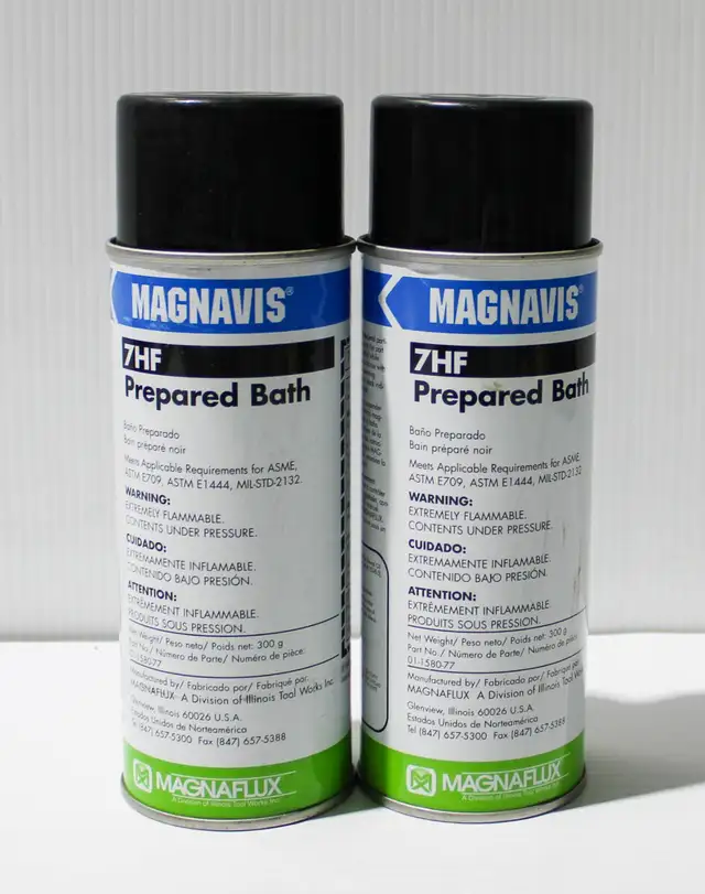 2 X 300G MAGNAVIS 7HF PREPARED BATH - MAGNAFLUXAS PICTURED