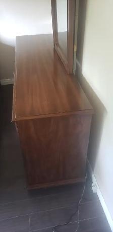 Vintage Dark Brown (Chestnut) Bedroom 5 Piece Furniture Set w/ n - Photo 2