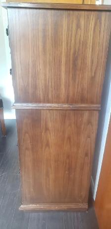 Vintage Dark Brown (Chestnut) Bedroom 5 Piece Furniture Set w/ n - Photo 5