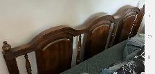 Vintage Dark Brown (Chestnut) Bedroom 5 Piece Furniture Set w/ n - Photo 7