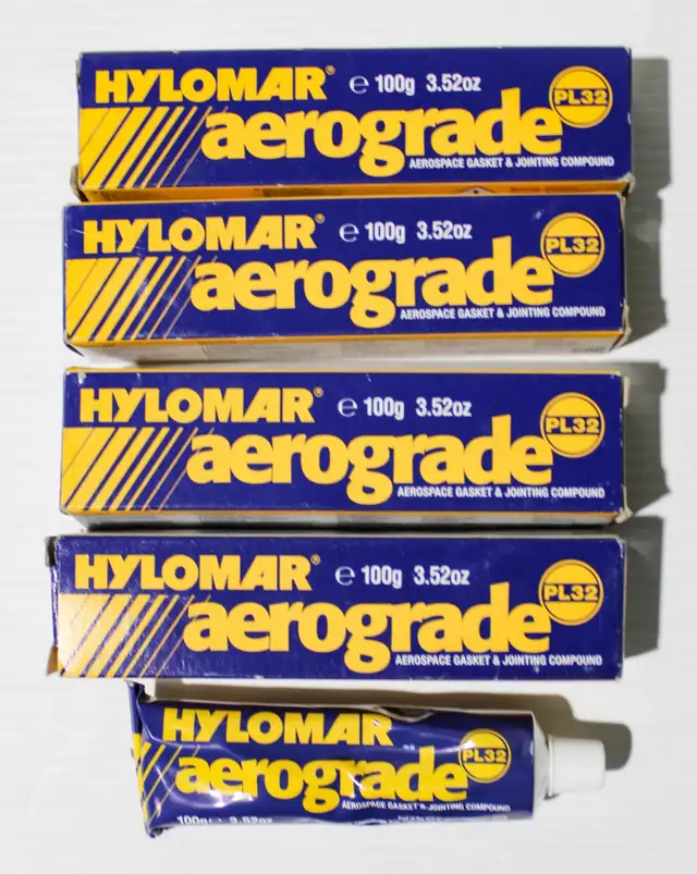 100G HYLOMAR AEROGRADE PL32 GASKET & JOINT COMPOUNDAS PICTURED
