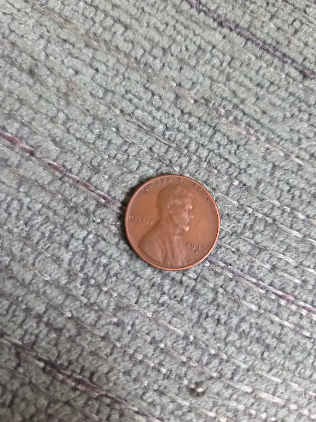 1955, 1944, and 1946 american pennies