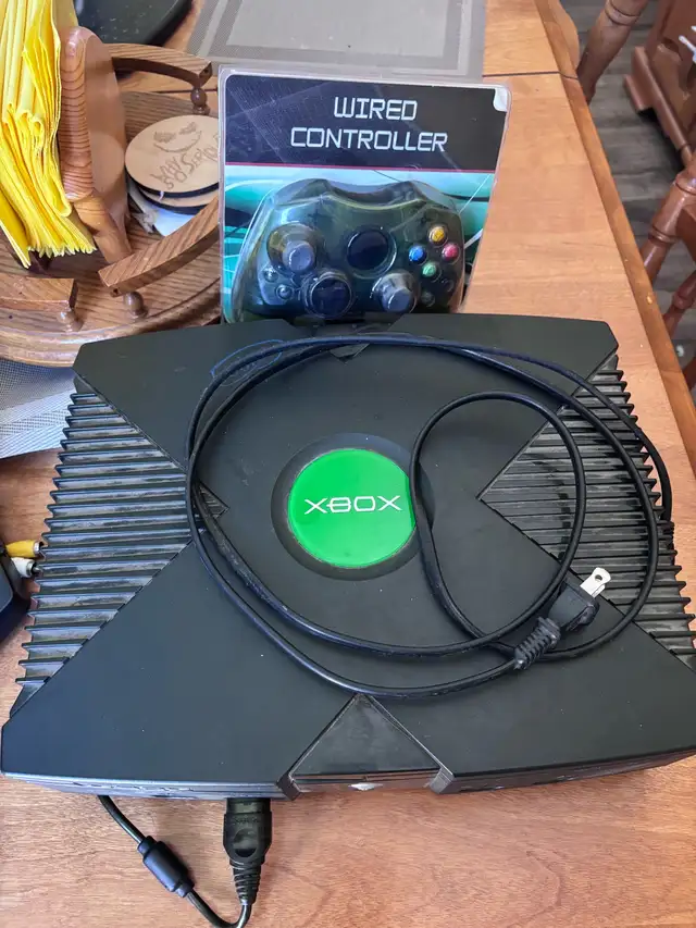 original Xbox and controller