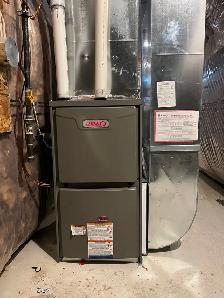 new high efficency  furnace installation - Photo 3