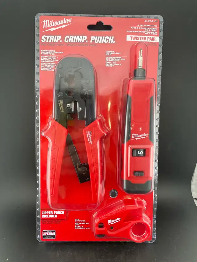 MILWAUKEE RATCHETING MODULAR CRIMPER A STRIPPER 48-22-8101