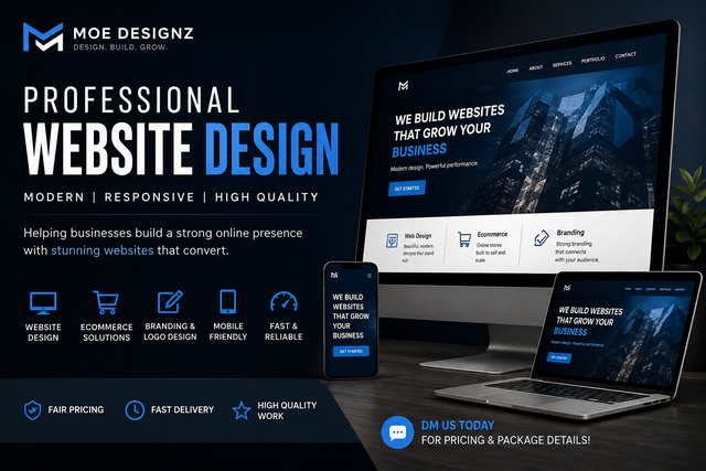 Moe Designz | Professional Website Design & Digital Services