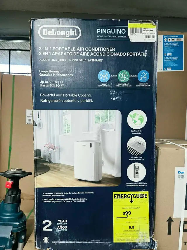 Climatiseur portatif 12 500 BTU