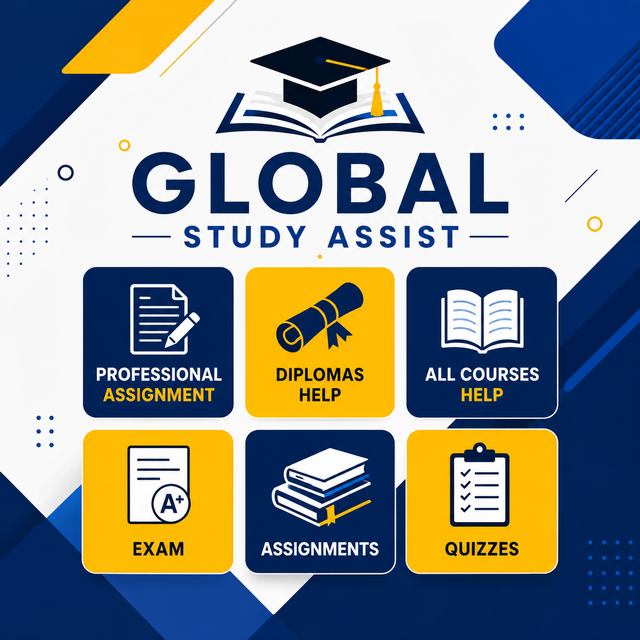 Professional Course Help | Quizzes | Exams | Homework | Projects