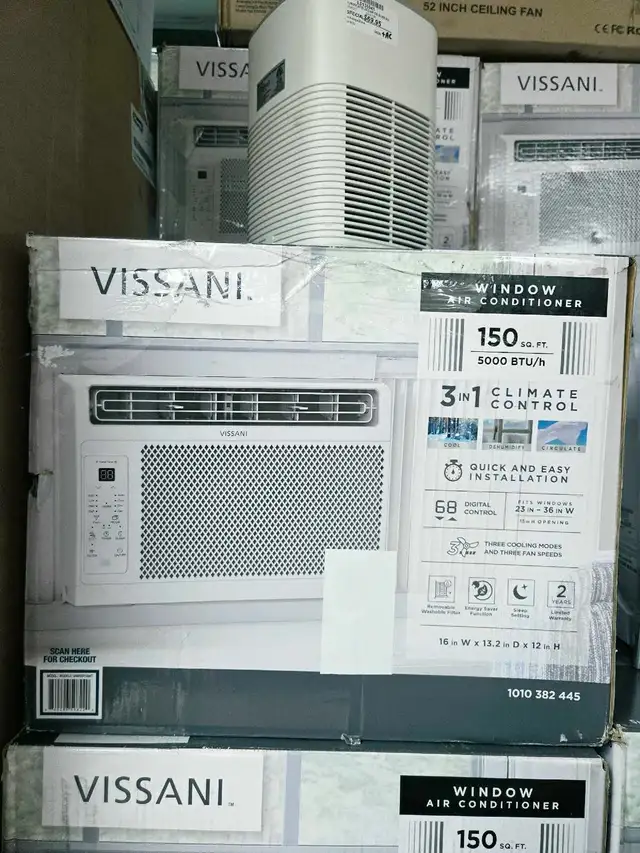 Climatiseur de fenêtre Vissani 5000 BTU