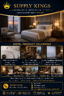 Hospitality & Interior Solutions – Hotel Furniture & Supplies