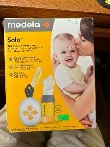 NEW MEDELA SOLO SINGLE ELEC BREAST PUMPBRAND NEW IN THE BOX