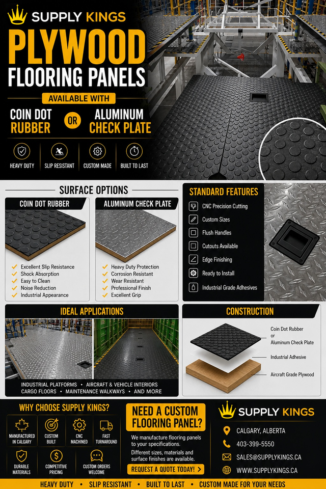 Custom Plywood Flooring Panels – Heavy Duty & Built to Last