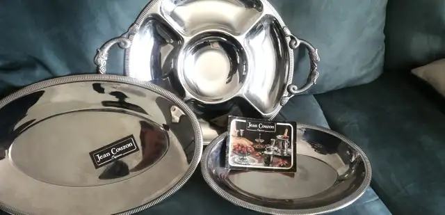 Jean couzon serving trays for elegant dining
