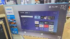 Philips 75' 4K UHD LED Roku Smart TV 75PUL6673/F6