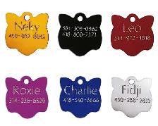 Médaille Gravée pour Chien et Chat avec Collier réfléchissant - Photo 2