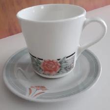 4TASSES NEUVES 3.5'HAU SOUS-VERRES MICRO-ONDES: $7.00 CHAQUE SET - Photo 2