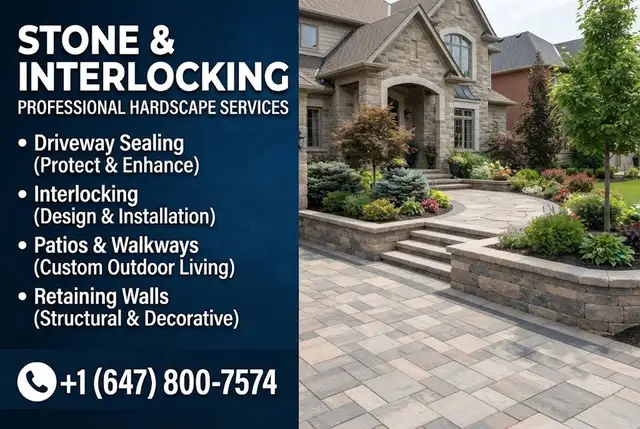 Stone & Interlocking Materials Available