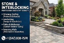 Stone & Interlocking Materials Available