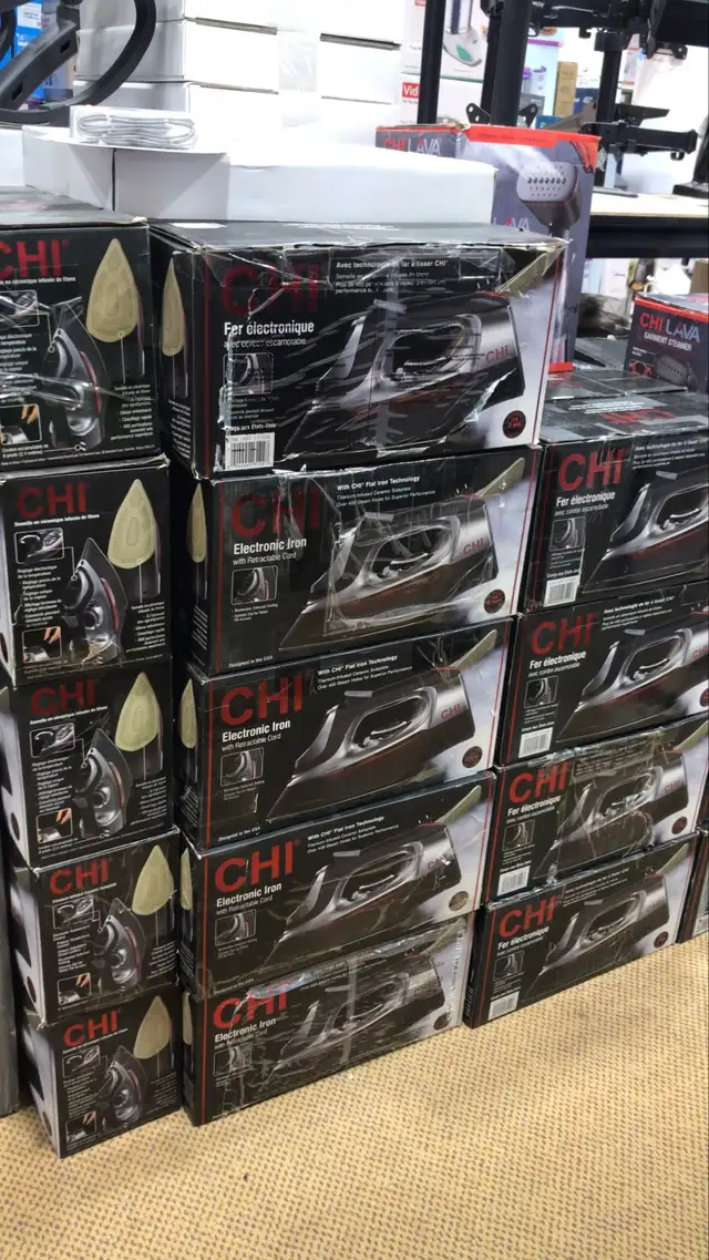 CHI Electronic Iron with Retractable Cord