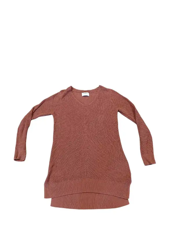 Old Navy Textured Rib-Knit V-Neck Tunic Sweater – Small