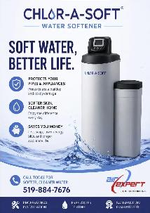 WATER SOFTENER WATER SOFTENER CHLOR-A-SOFT WATER SOFTENER