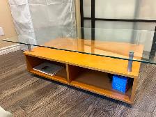Free - Glass-Top Coffee Table