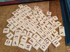 Upwords  du fabricant de SCRABBLE  mots en hauteur an1997 - Photo 5