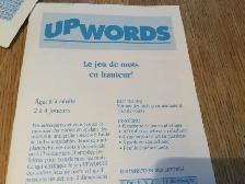 Upwords  du fabricant de SCRABBLE  mots en hauteur an1997 - Photo 6
