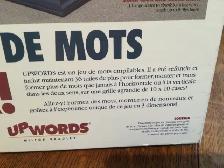 Upwords  du fabricant de SCRABBLE  mots en hauteur an1997 - Photo 9