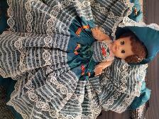 GRANDE POUPÉE NEUVE 14'HAU YEUX OUVRENT FERMENT BELLE ROBE$15.00 - Photo 3